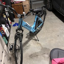 Hyper E-Ride 700C 36V 250W City Electric Assist Bike - Blue