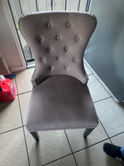 Pink Vanity Chair