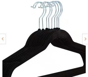 Black velvet hangers