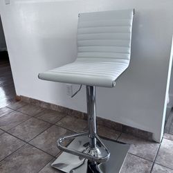 White Moderna Stool Bar