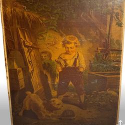 Rare Antique Lithograph 
