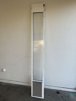 White Pet Door Window Insert