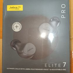 Jabra elite 7 headphone earbuds Black new in box