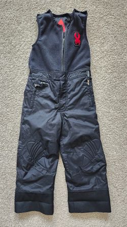 Spyder snow bib size 4