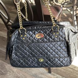 Stylish Small Black Pet Carrier