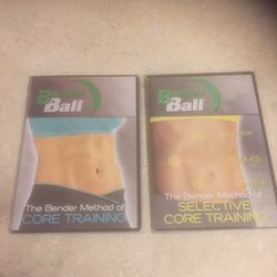 Bender Ball Core Training DVD.  Lot Of 2