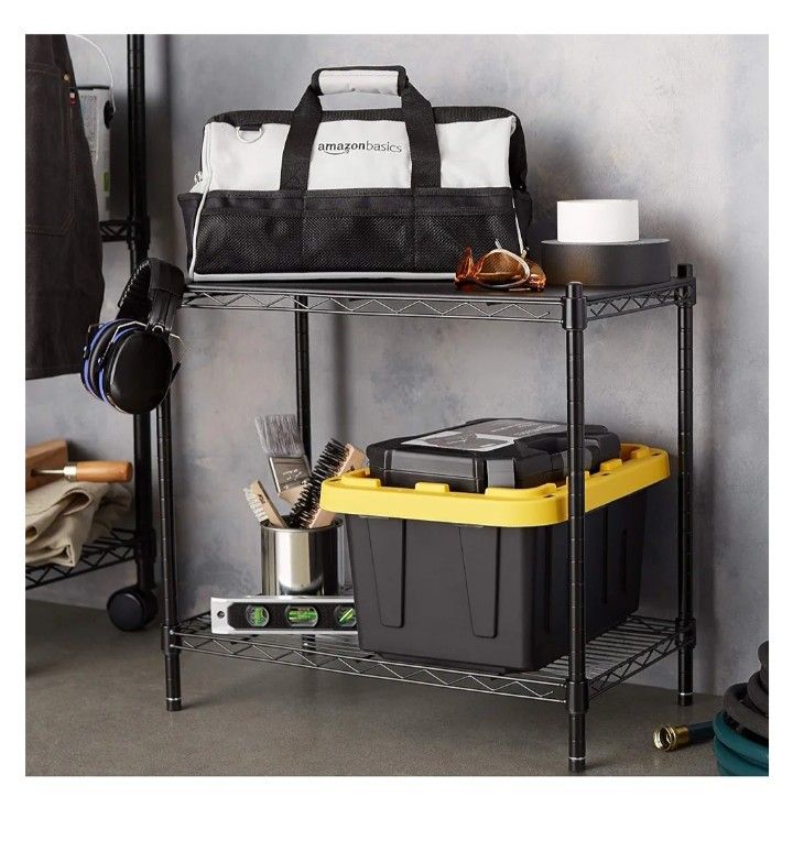 2-Shelf Stackable Storage