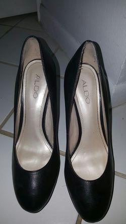 Black Aldo heels