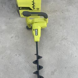 RYOBI ONE+ 18V Cordless Earth Auger with 3 in. Bit (Tool Only)