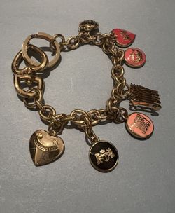 Juicy Couture Charms Keychain/ Purse Clip