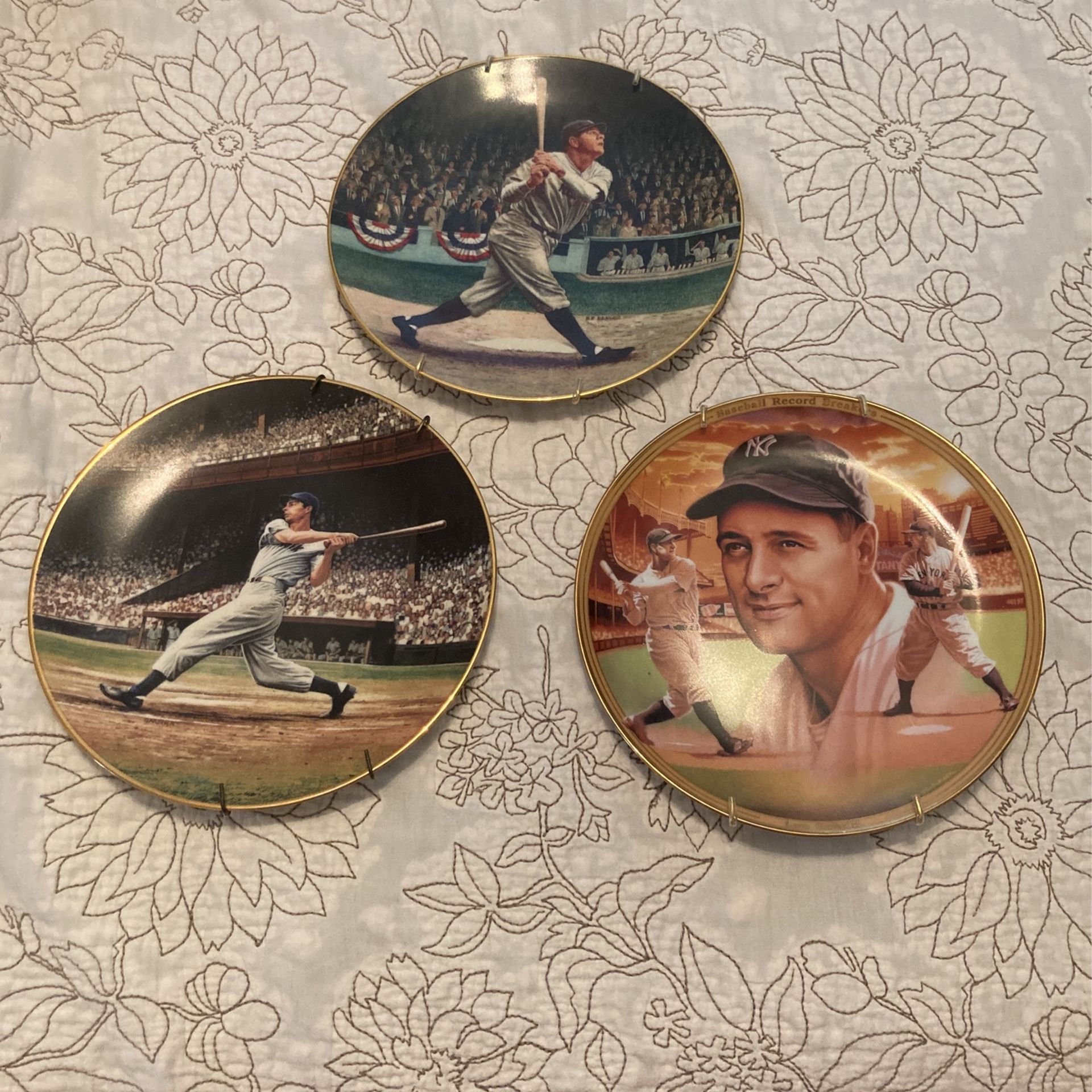 NY Yankee Legends Collectors Plates