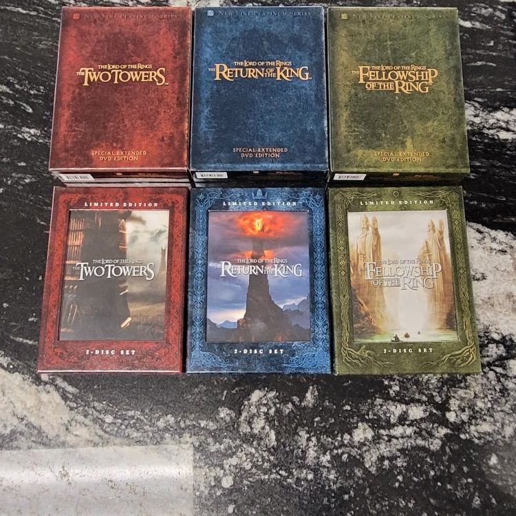 Lord Of The Rings Trilogy Box Set (12 DVD) W/ 6 Limited Edition