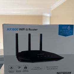 Netgear AX1800 WiFi 6 Router  