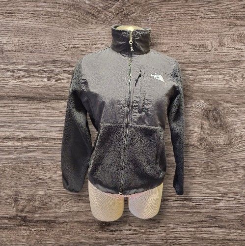 The North Face Denali Fleece Full Zip Hooded Polartec Jacket Womens Sz Small