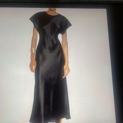 Zara Satin Dress Size Small New 