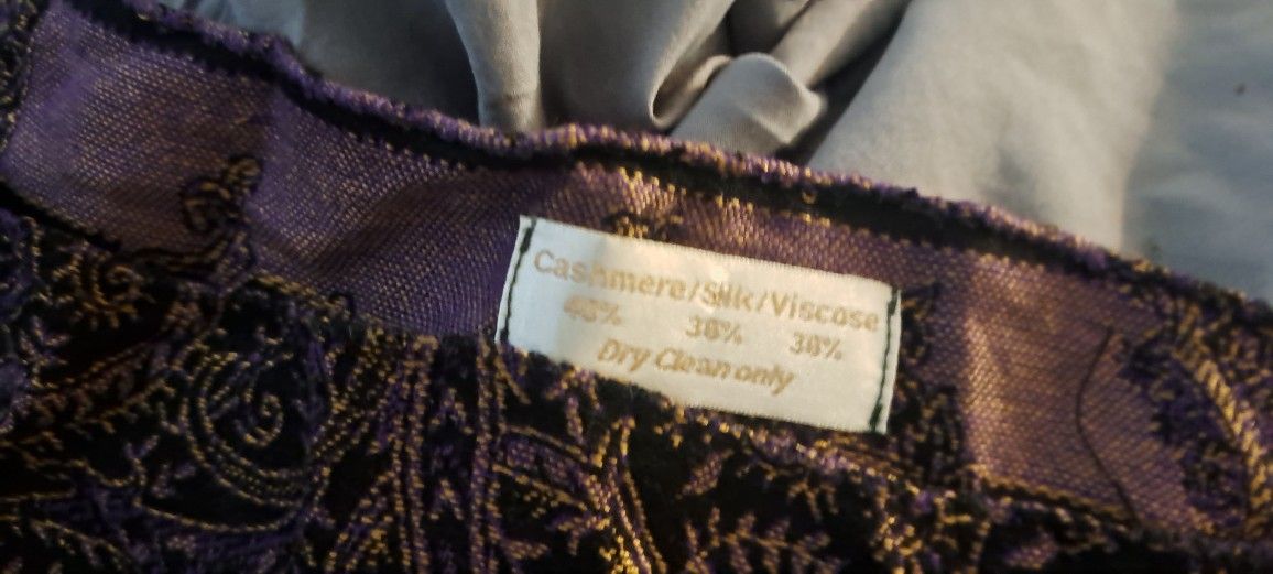Cashmere, Silk,and Viscorse Scarf