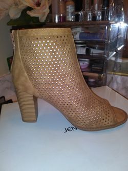 Brand new tan booties size 8