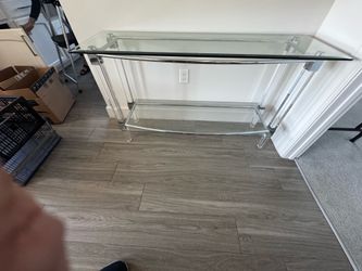 Large modern console table