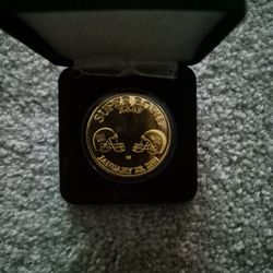 2001 Super Bowl Coin