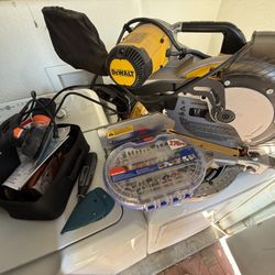 12-Inch Dewalt Chop Saw And Sander Bundle
