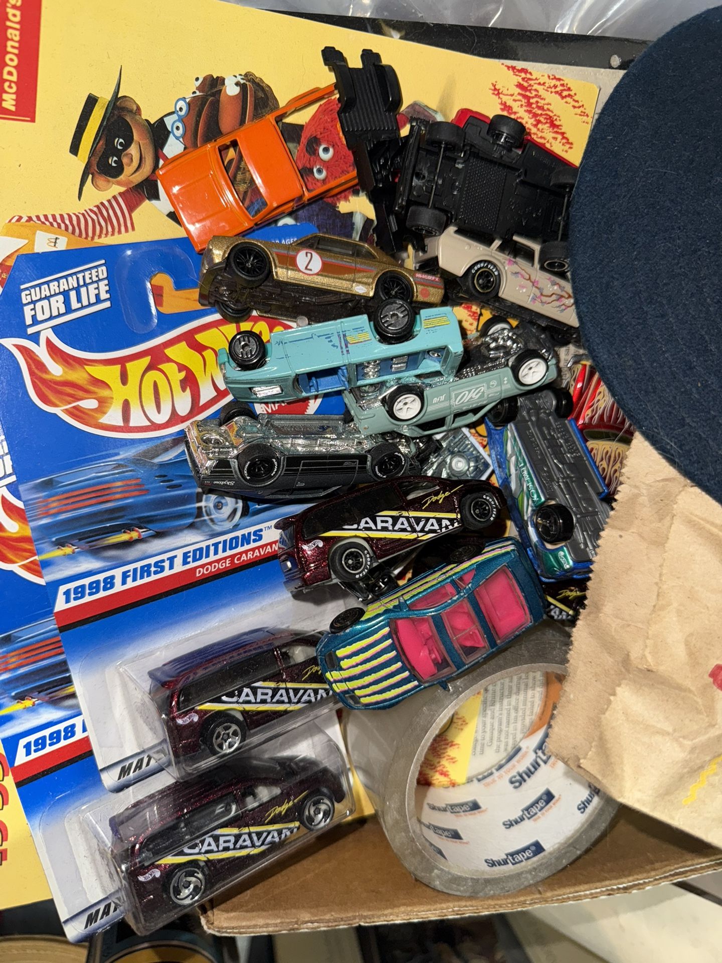 Box Of Hotwheels Toys