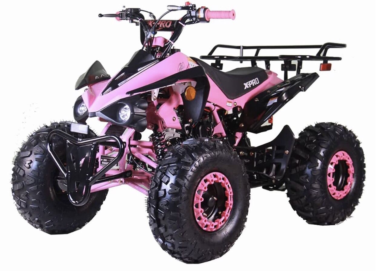 Pink 125cc ATV with Reverse Automatic . Brand New 