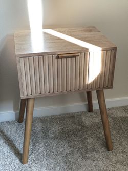 bedside table vintage modern century style