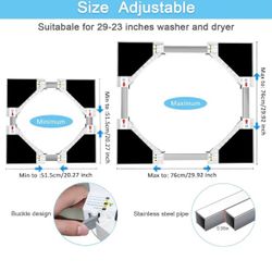 Washer and Dryer Stacking Kit, Universal Washer and Dryer Stacking Kit, 29, 28, 27, 26, 25, 24 Inch, Adjustable, Stackable, with Ratchet Strap