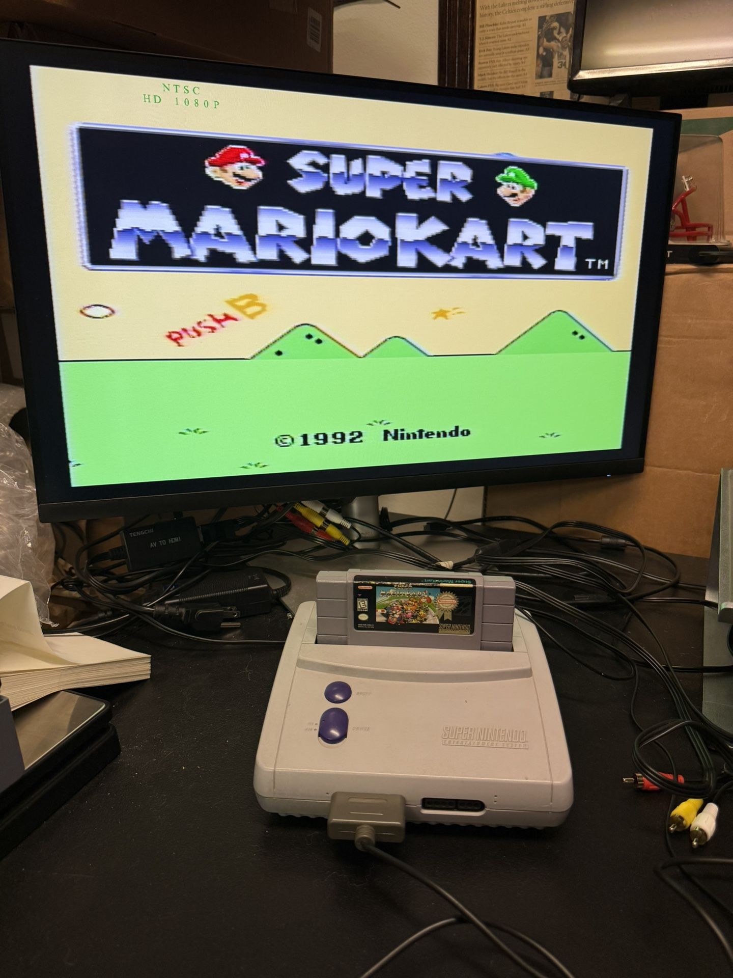 Super Nintendo Entertainment System SNES Jr Junior Mini Console