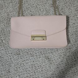 Furla Julia Saffiano leather chain shoulder bag