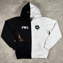 Filthy Wealth Black/White Split Hoodie