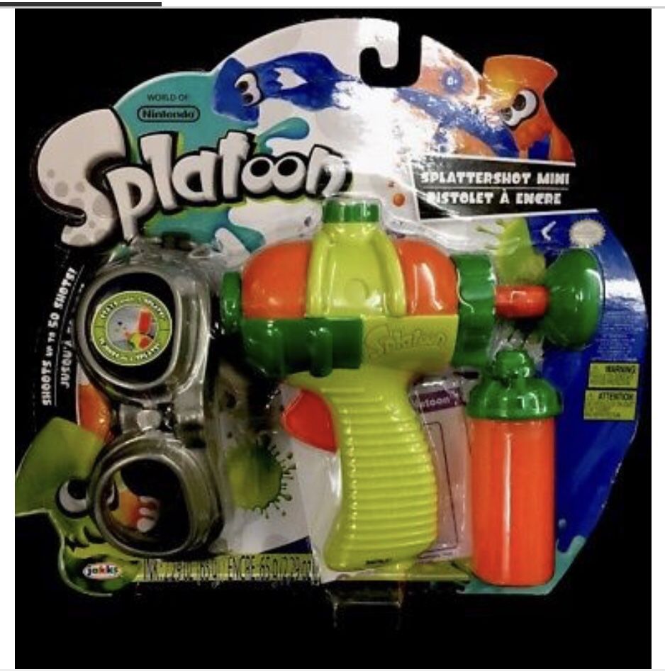 Nintendo Splatoon Splattershot Mini Quick Shot Blaster