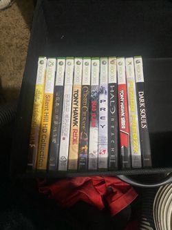 My Xbox 360 and Xbox one with games and controllers