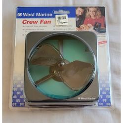 West Marine Compact Portable Crew Cabin Fan - Black, New