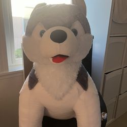 Giant Husky Do Stuffed Animal 3.5 Feet