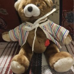  ROSCO ROSS HIDE -A-PORT TEDDY  BEAR  PLUSH  TOY  