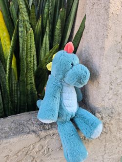 Mary Meyer Marshmallow Blue Stegosaurus Dinosaur Plush Stuffed Soft 14” RARE