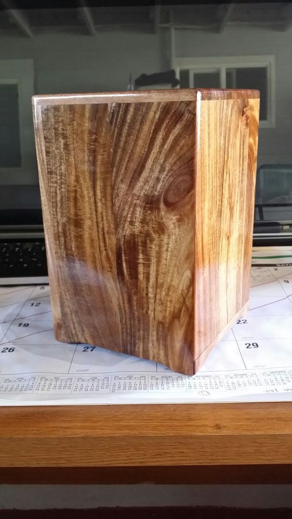 Koa Urns and Engraving