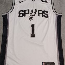 Men Size 2XL Victor Wembanyama San Antonio Spurs Rookie Jersey Stitched