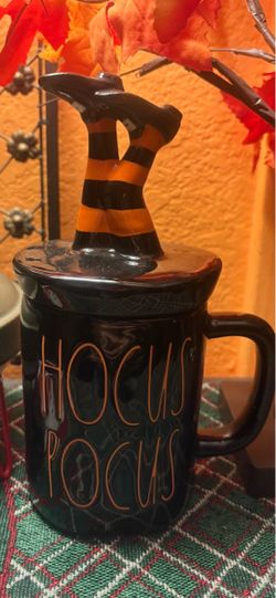Rae Dunn Hocus Pocus Halloween Mug with Lid