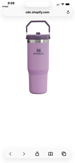 The IceFlow™ Flip Straw Tumbler | 30 OZ - Lilac