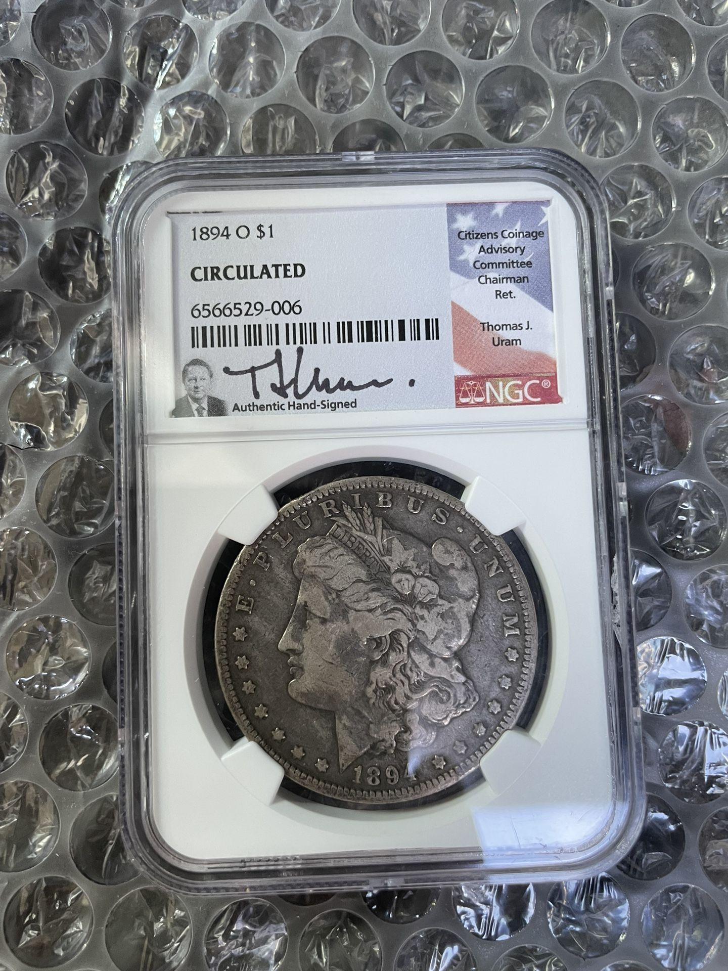 1894-O Morgan Silver Dollar