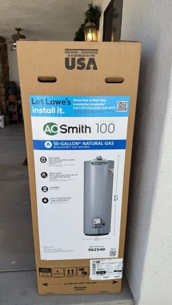 AO Smith Gas Hot Water Tank 50 Gal (new In Box-$700 Value)