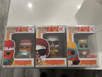 Funko Pop McDonalds Set of 3