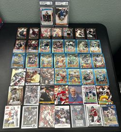 Hundreds of NFL Cards 1980’s to Present. 2 Graded Slabs