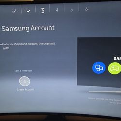 Samsung 49' CURVED Smart TV