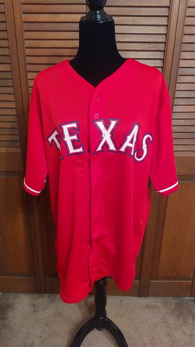 ⚾️ Yu Darvish #11 Red (XL) X-Large Texas Rangers MLB Baseball Jersey ⚾️