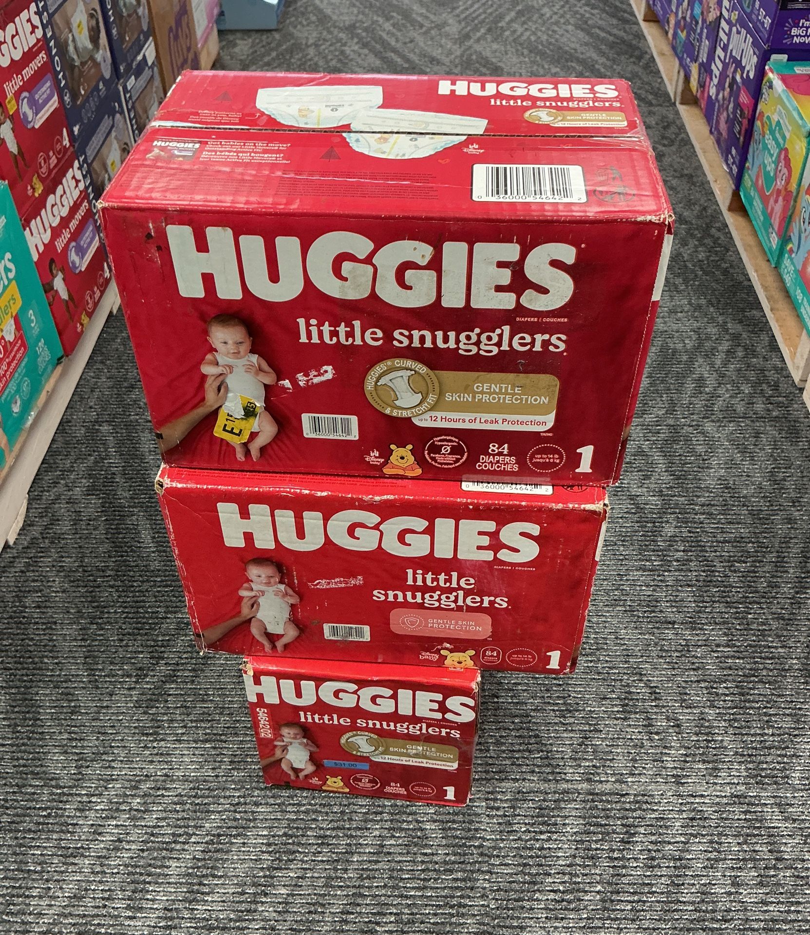 Huggies Size 1 Count 84 $31.00