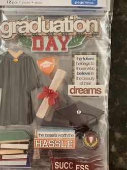 Graduation 3D Stickers