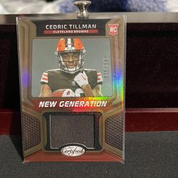 Cedric Tillman Patch Card